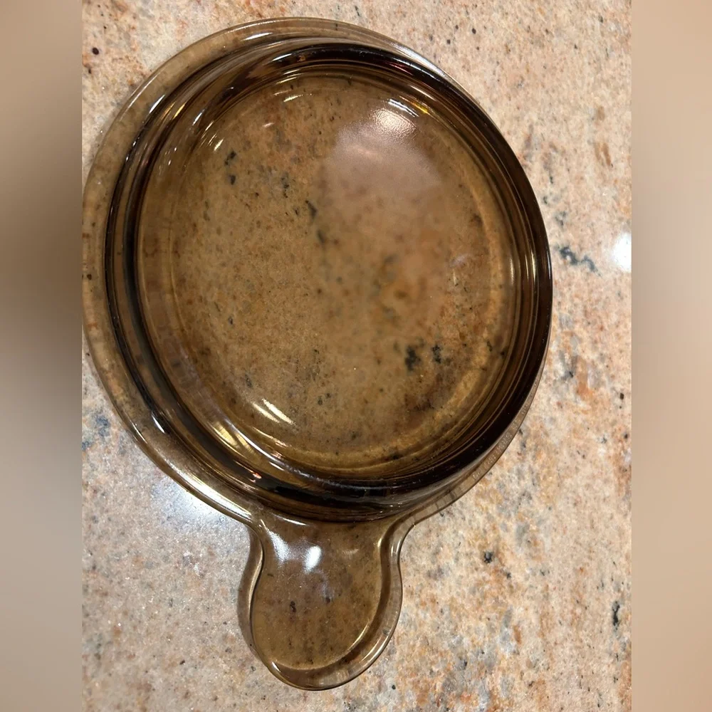 Pyrex brown amber